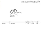 Elephant Head Elbow Bracket - Trade Diversified