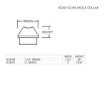 Slope Angle Collar for 1-1/2" Tubing - Trade Diversified