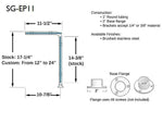 Pass-Over Sneeze Guard with Shelf - Trade Diversified