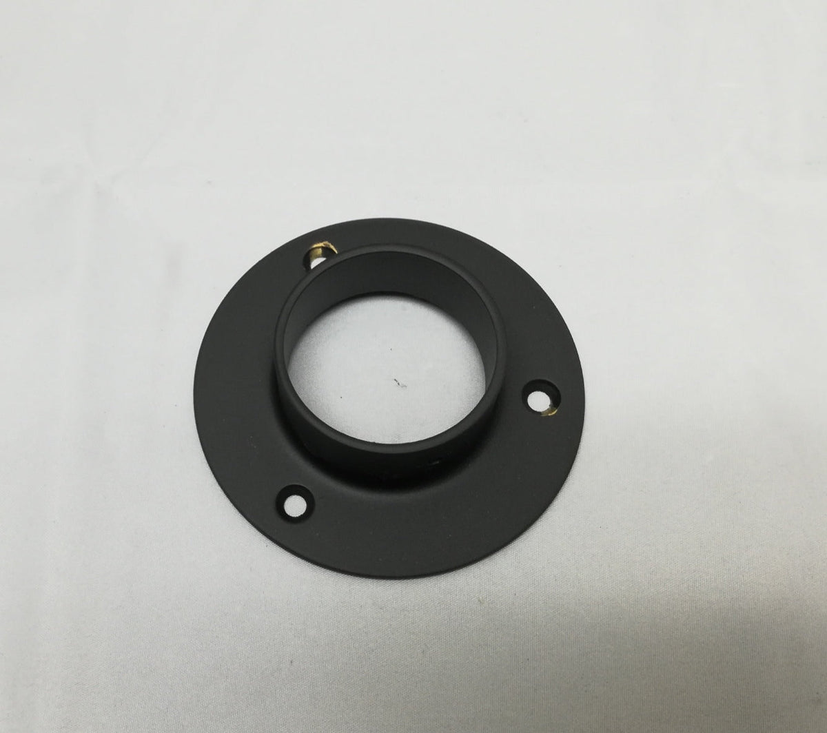 Floor Flange for 1-1/2" Tubing FLANGES AND ANCHORS,COMPONENTS FOR 1-1/2" OD TUBING MatteBlackPowderCoatedFinish Trade Diversified