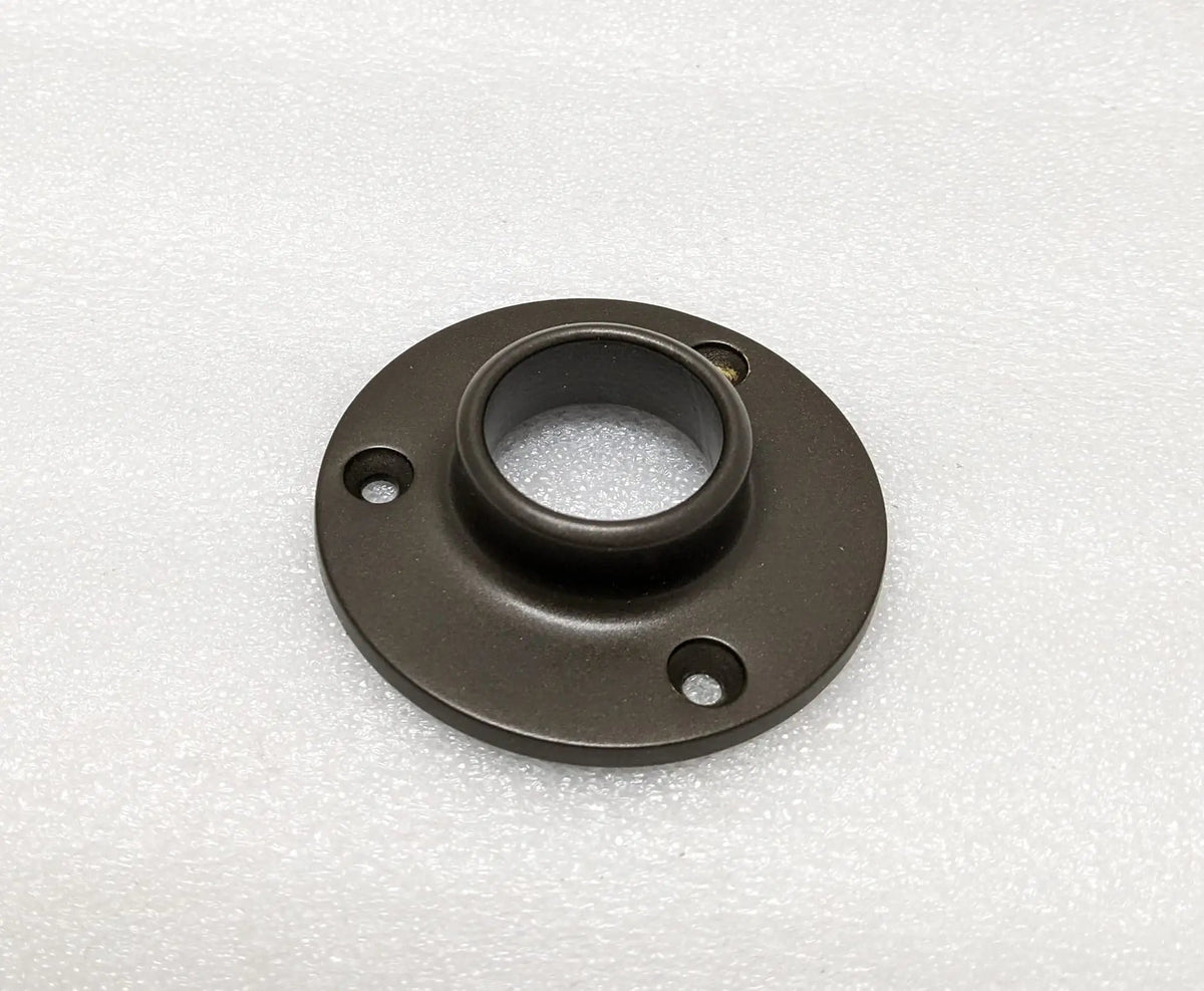 Wall Flange for 1" Tubing Flanges and Anchors, Components for 1" Od Tubing, Drapery Hardware OilRubbedBronzeFinish-PleaseCall Trade Diversified