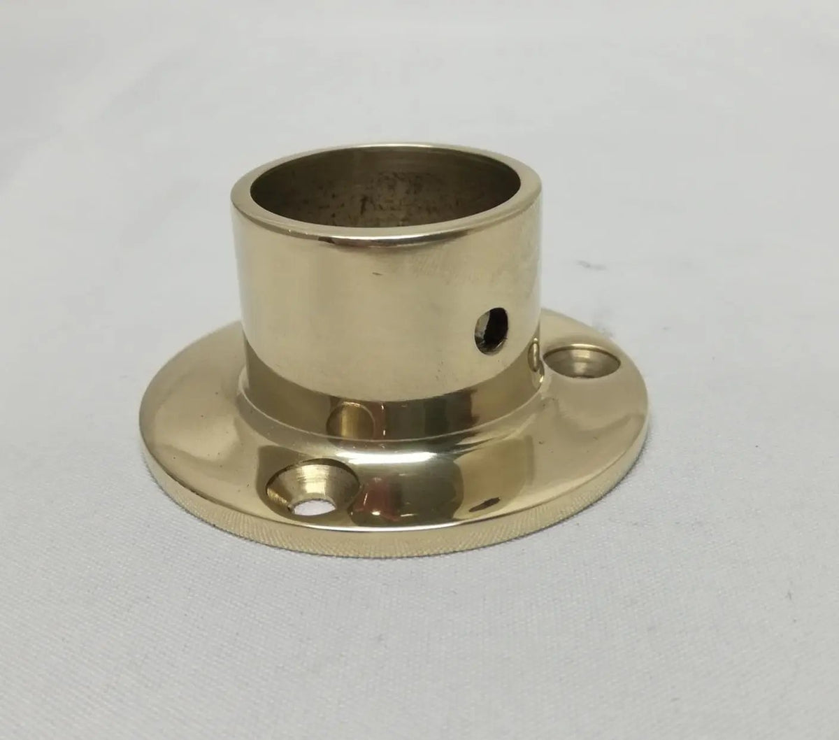 1" Tall Flange for 1" OD Tubing FLANGES AND ANCHORS, COMPONENTS FOR 1" OD TUBING, DRAPERY HARDWARE POLISHEDBRASS Trade Diversified