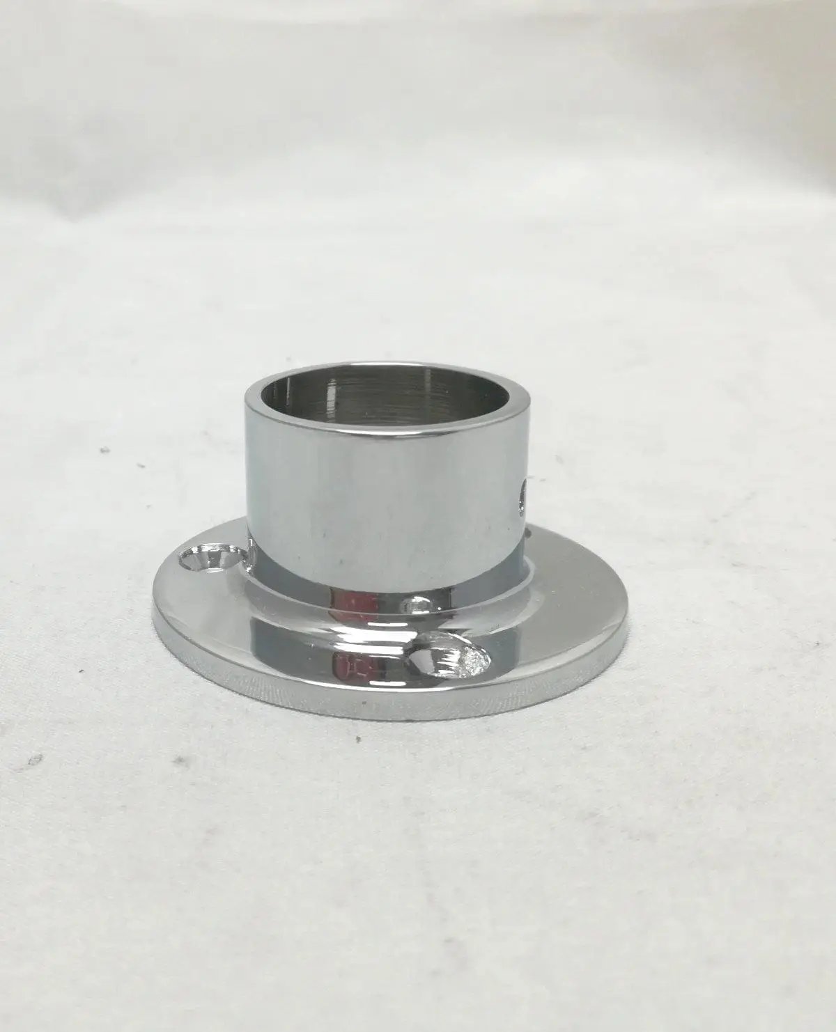 1" Tall Flange for 1" OD Tubing FLANGES AND ANCHORS, COMPONENTS FOR 1" OD TUBING, DRAPERY HARDWARE CHROMEPLATED-SpecialFinish-SPECIALFINISH Trade Diversified