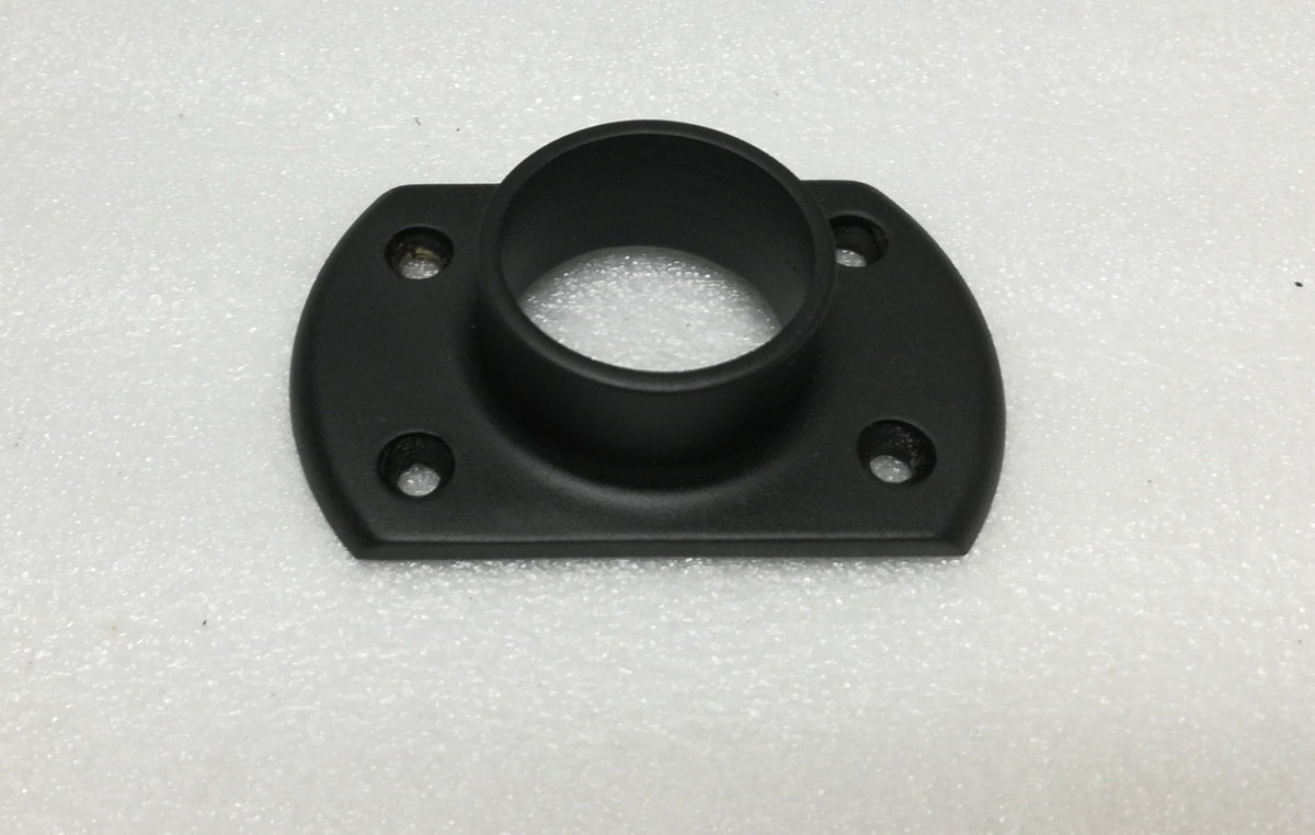 Narrow Flange for 2" Tubing FLANGES AND ANCHORS,COMPONENTS FOR 2" OD TUBING MatteBlackPowderCoatedFinish-specialfinish Trade Diversified
