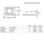 Narrow Flange for 1-1/2" Tubing - Trade Diversified