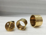 Socket Flange for Closet or Curtain Rods1-12Polishedbrass Trade Diversified