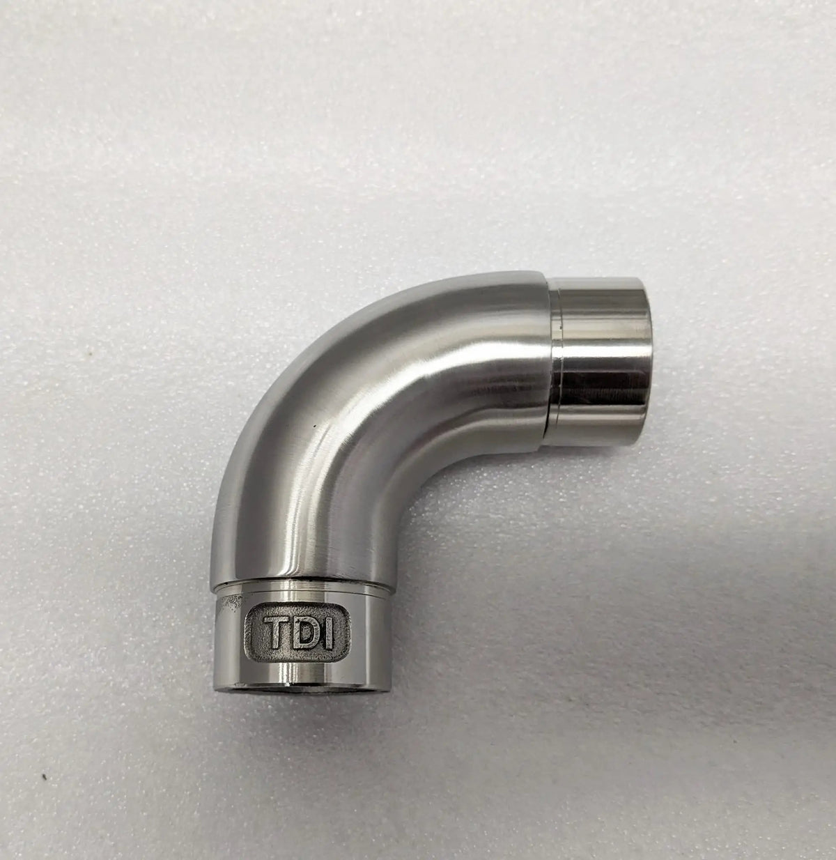Flush Curved Elbow for 2" Tubing FLUSH FITTING,COMPONENTS FOR 2" OD TUBING BrushedStainlessSteel Trade Diversified