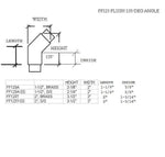 135° Flush Angle for 1-1/2" Tubing fastenerTrade Diversified