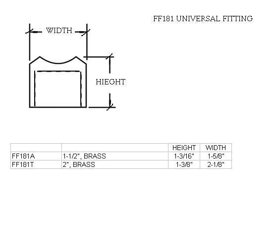 Universal Fitting for 1-1/2" Tubing - Trade Diversified