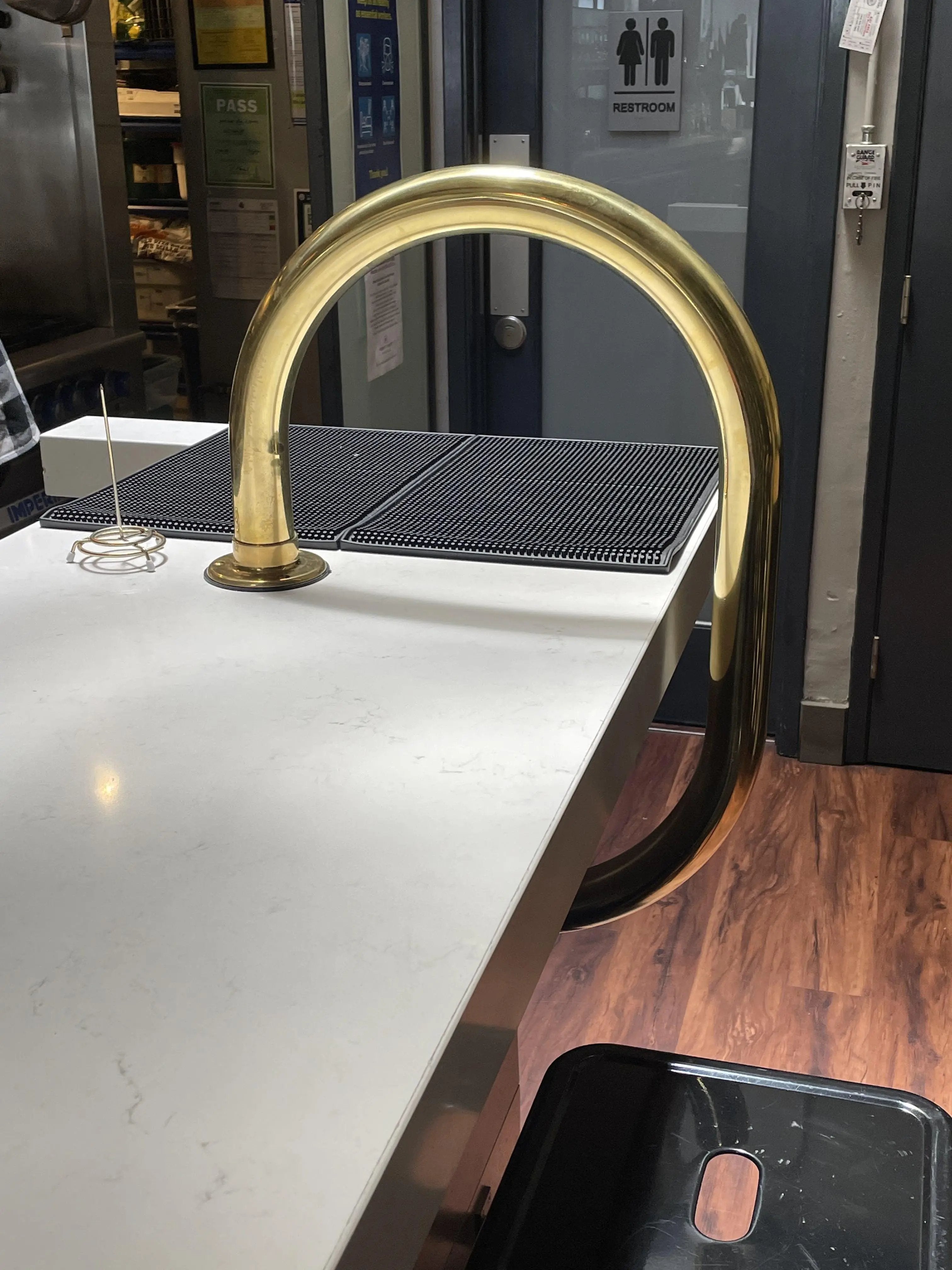 Service Station Bar Rails Service Bar Rail | Wait Station | Area Divider - Trade Diversified