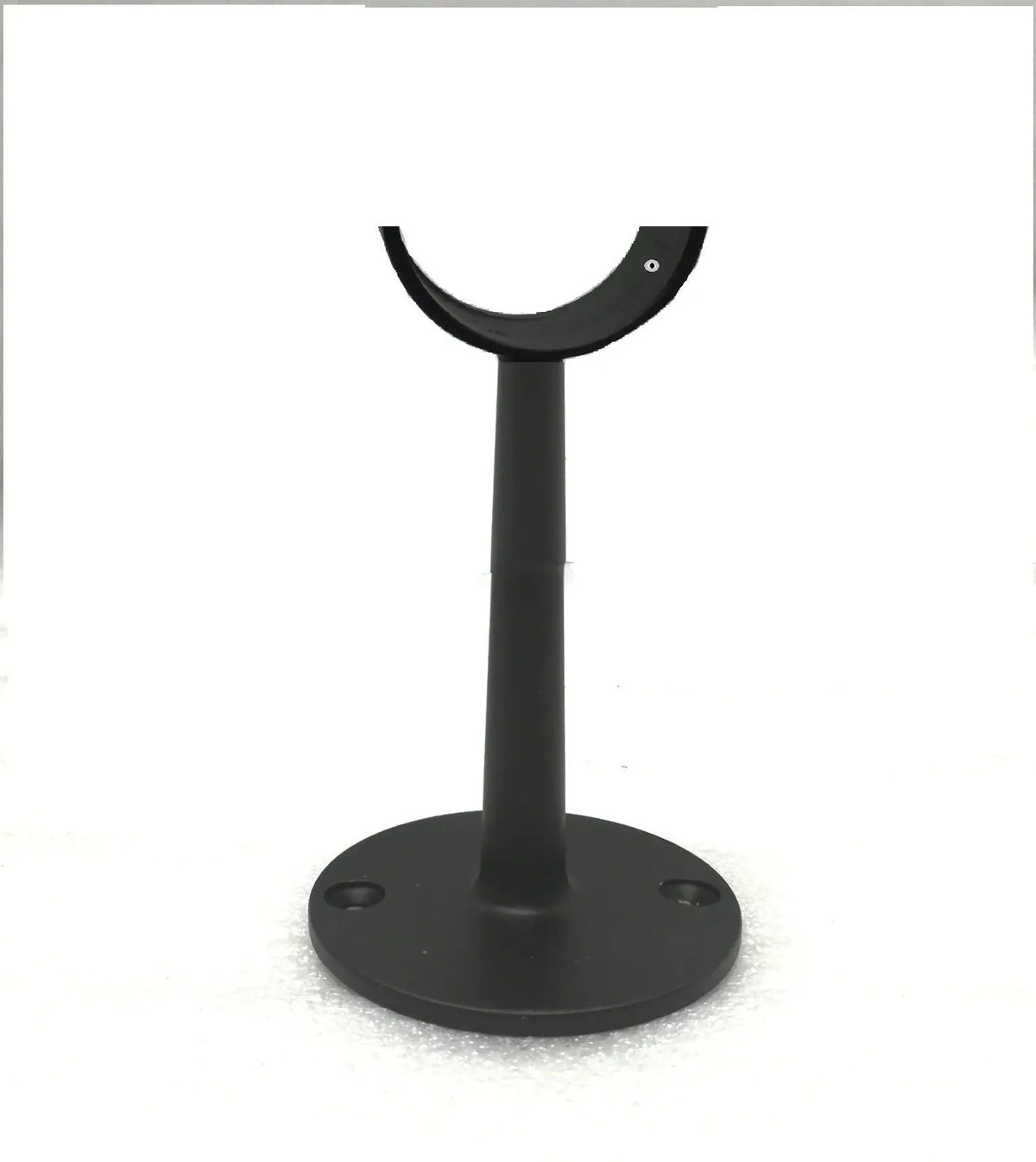 Floor Saddle Post For 2" Tubing BRACKETS,COMPONENTS FOR 2" OD TUBING,POST FITTINGS MatteBlackPowderCoatedFinish Trade Diversified