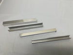 8 Foot Flat Back Stainless Steel U-Channel for 3/8" Glass - Trade Diversified