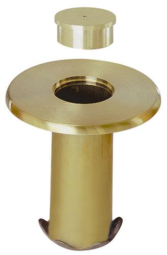 Socket & Cap for Un-Carpeted Floors, 2" OD Tubing - Trade Diversified