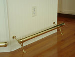 4 FT Polished Brass Bar Foot Rail Kit - Trade Diversified