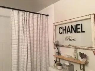 Chanel Set Shower Curtains,  on  $ 80 00 white shower chanel shower  shower curtains