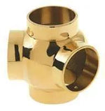 135° Ball Side Outlet Tee for 2" Tubing Ball Fittings, Components for 1-1/2" Od Tubing ClearPowderCoatedFinish-PleaseCall Trade Diversified