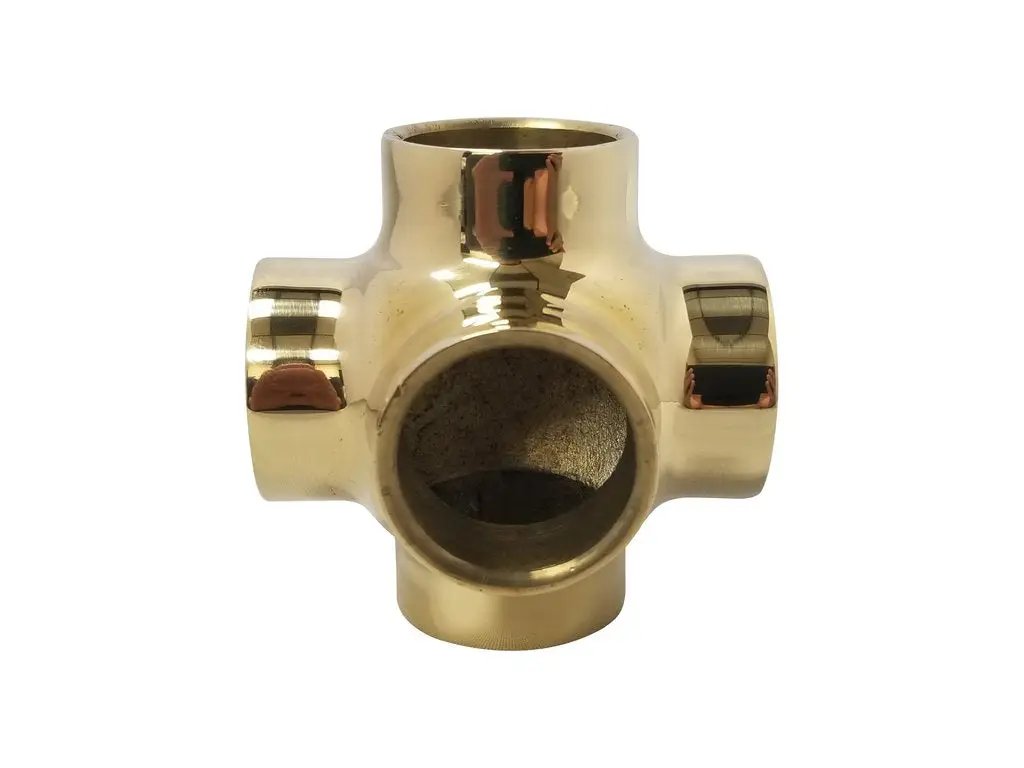Ball Side Outlet Cross for 1" Tubing - Trade Diversified